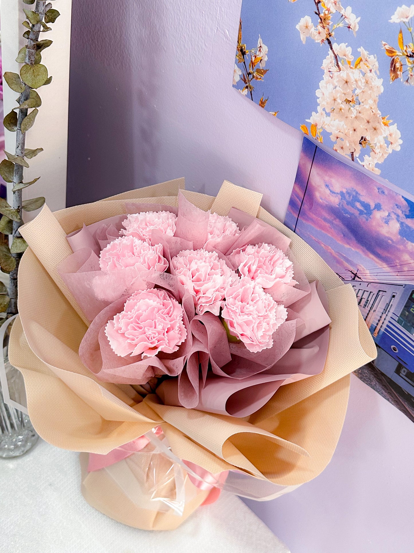 Carnations Soap bouquet