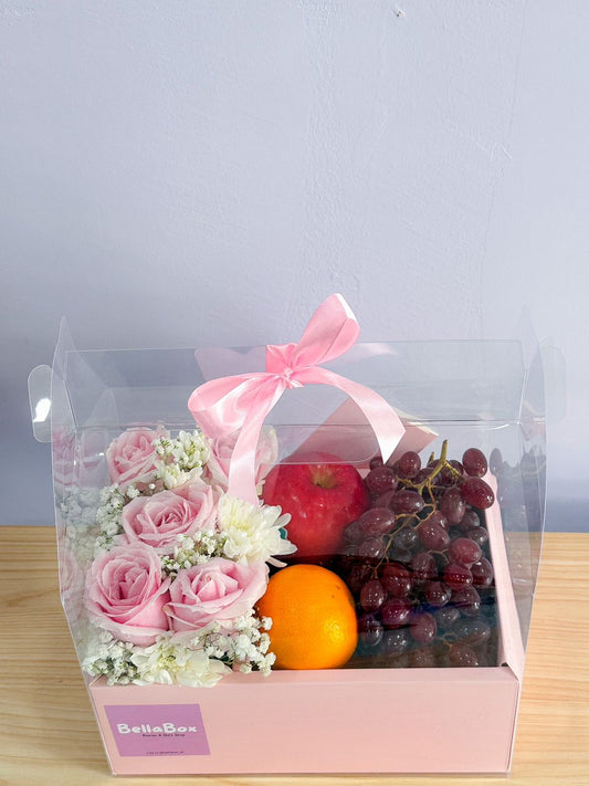 Assorted Fruits in transparent box