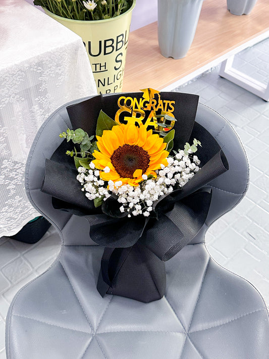 Sunflower bouquet Graduation Series