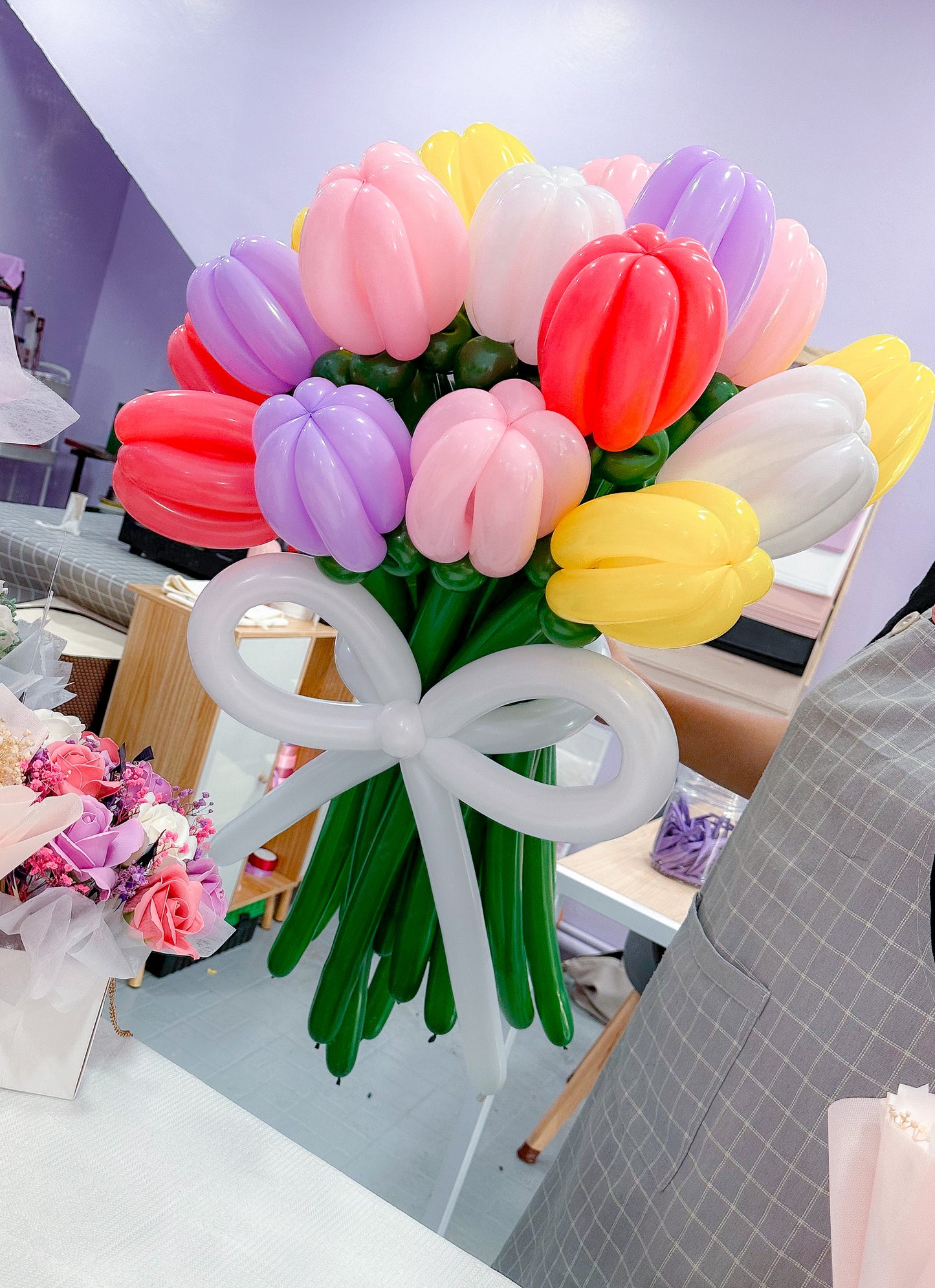 20 pcs TULIPS BALLOONS BOUQUET