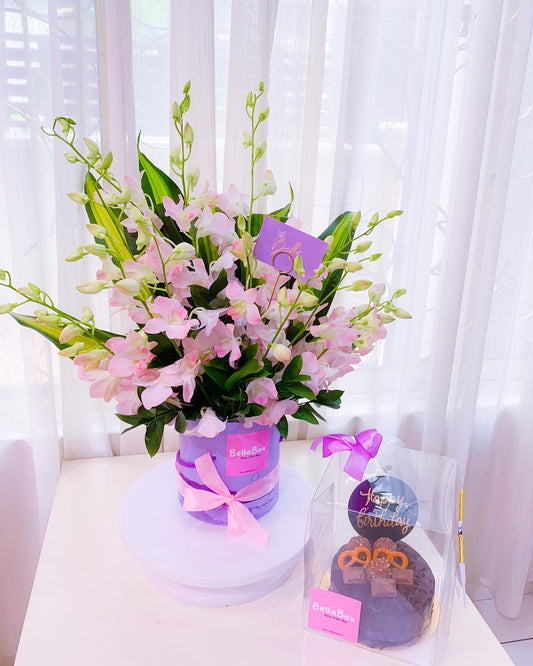 Fresh Pink Orchids Box