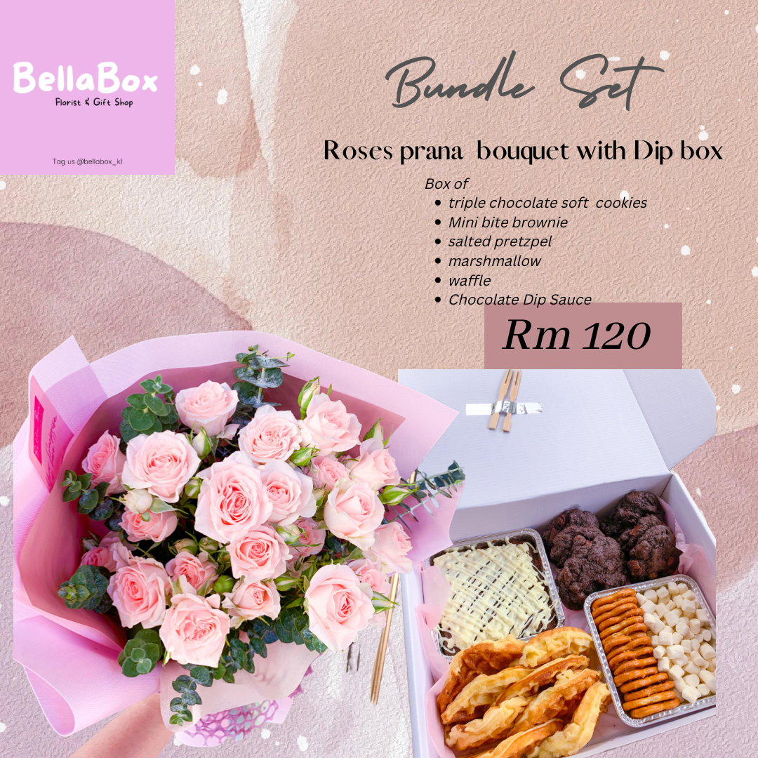 Bundle Set ( Rose Prana with Eucalyotus With Dip Box)